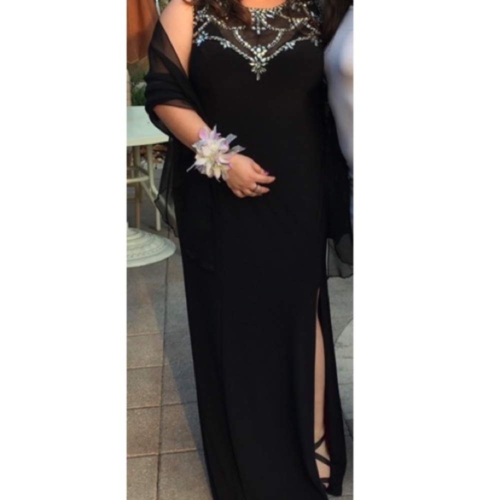 Black gown